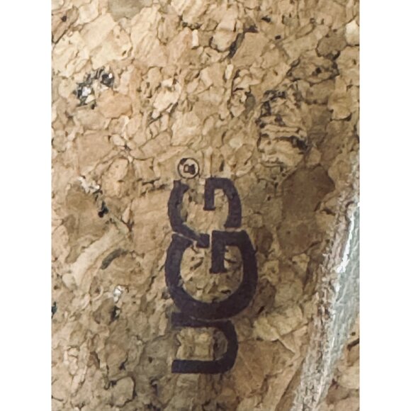 UGG Women's Silver Cork Sandals  Adjustable Strap Casual Comfort.Size 9 - Picture 6 of 11